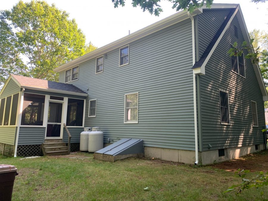 view of back of home after painting. Preview Image 2