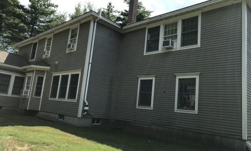 Before - Back of home