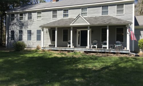 Front of Home Before Painting