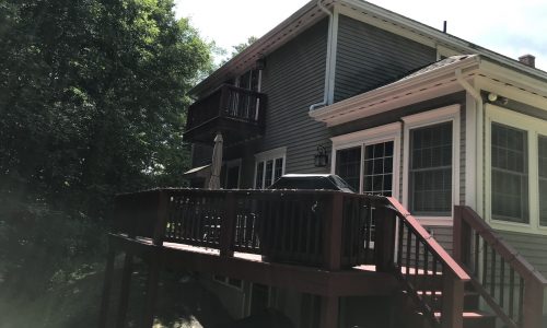Before - Back porch area