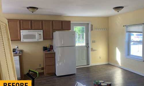 Interior Painting & Drywall Repair Before