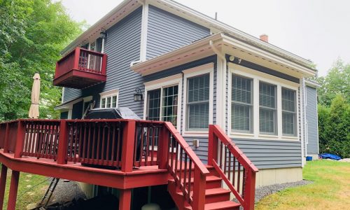 After - Deck / back porch area