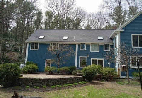 repainted exterior of home in maine