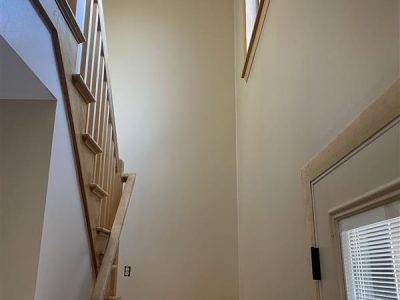stairwell after painting