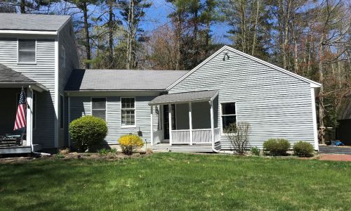 Side of home before painting