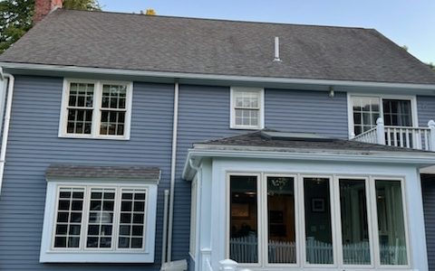 Rear of Home After Painting