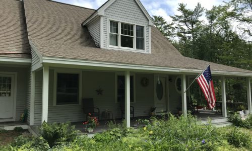 Front of home before painting