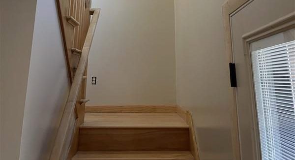 stairwell after painting