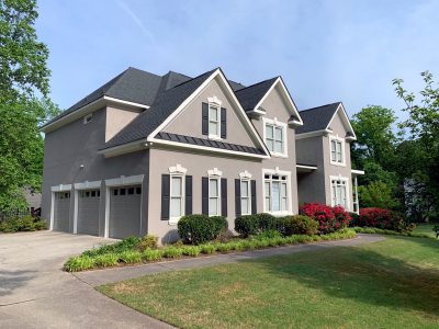 Gray Stucco in Marietta