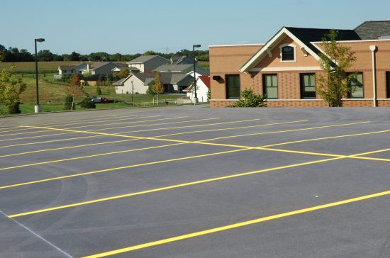 new parking lot