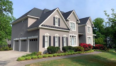 Gray Stucco in Marietta