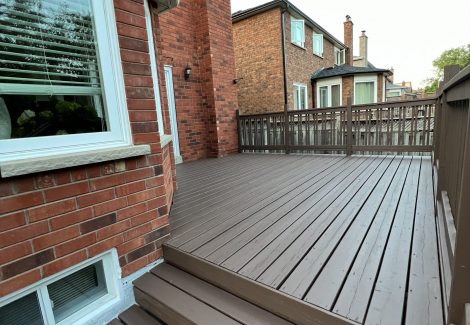 Residential Deck Staining