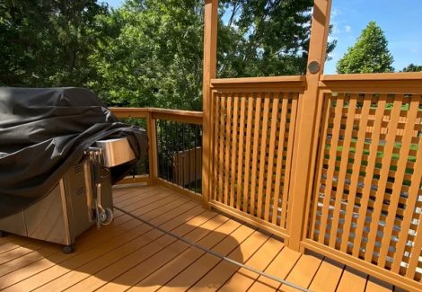 Residential Deck Staining