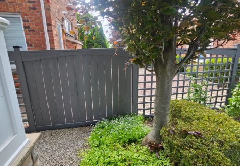 residential exterior painting fence