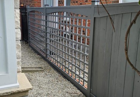 residential exterior painting fence