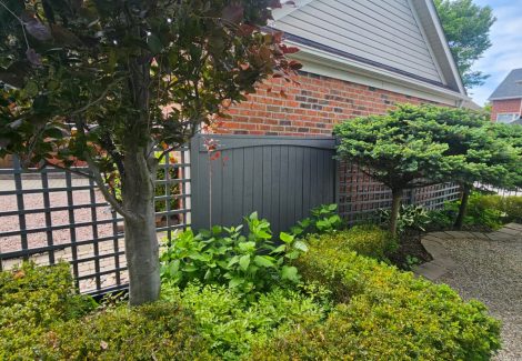 residential exterior painting fence