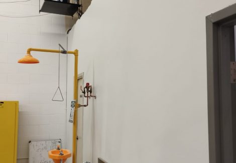 commercial warehouse interior painting