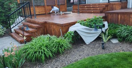 Residential Deck Staining
