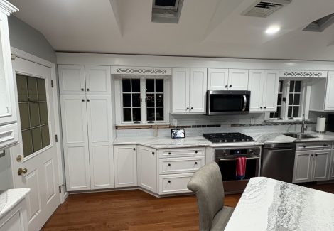 Merrick, NY Cabinet Repainting Project