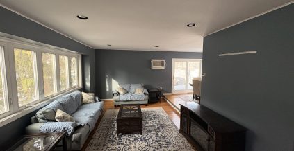 Repainted Dining & Living Room and Ceiling Repair ...