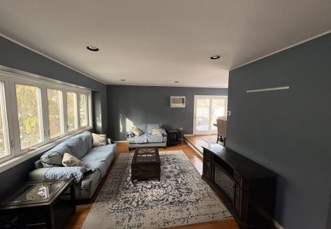 Repainted Dining & Living Room and Ceiling Repair