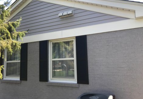 Exterior Painting Including Window Shutters