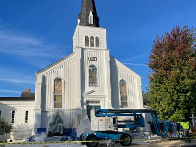 exterior painting for crystal lake church