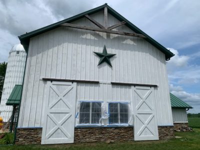 exterior painting for silo barn