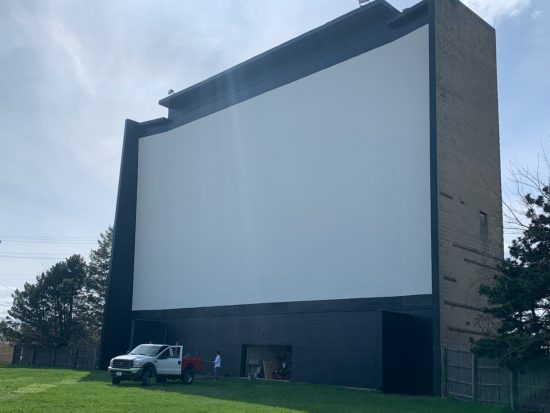 commercial painting of McHenry Outdoor Theater