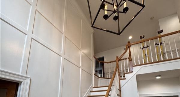 painted home stairway