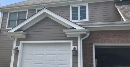 Exterior Painting for Home with Garage