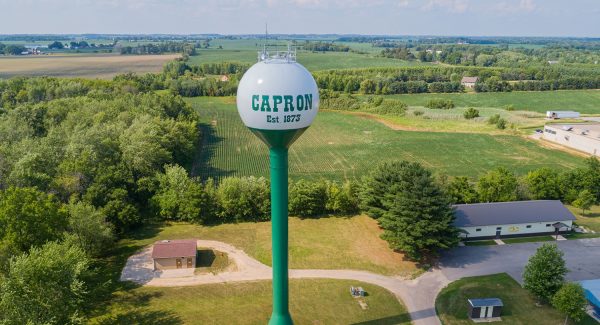 Capron water tower