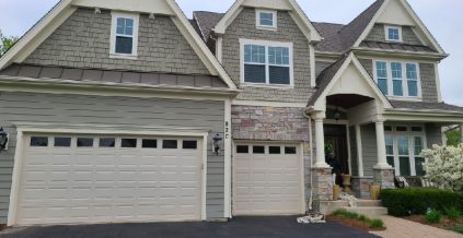 Residential Exterior Painting for Two Garage Home ...