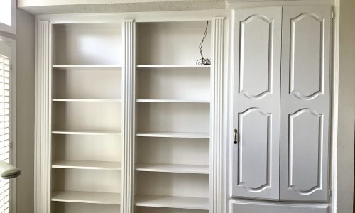 Interior Cabinet Painting Project in McKinney