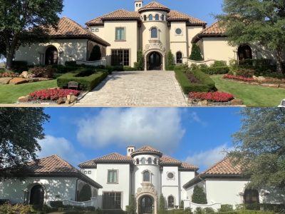 before and after exterior home