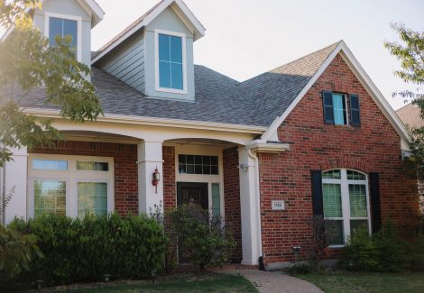 Brick Home with Accent Trim