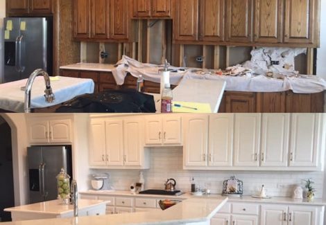 Kitchen Color Transformation in Mckinney, TX