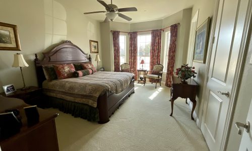 Bedroom With Warm Tones