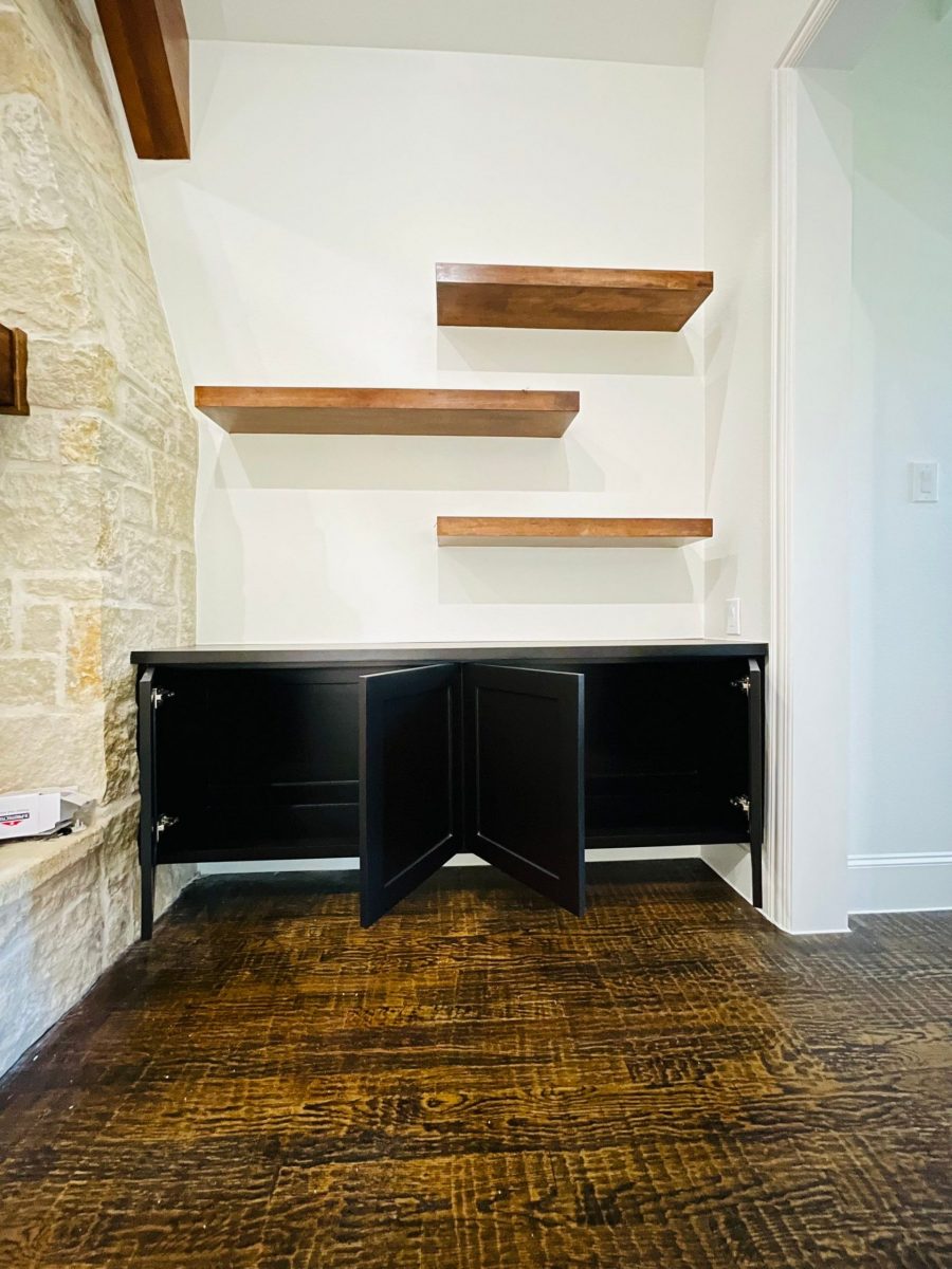 black built-in cabinets Preview Image 13