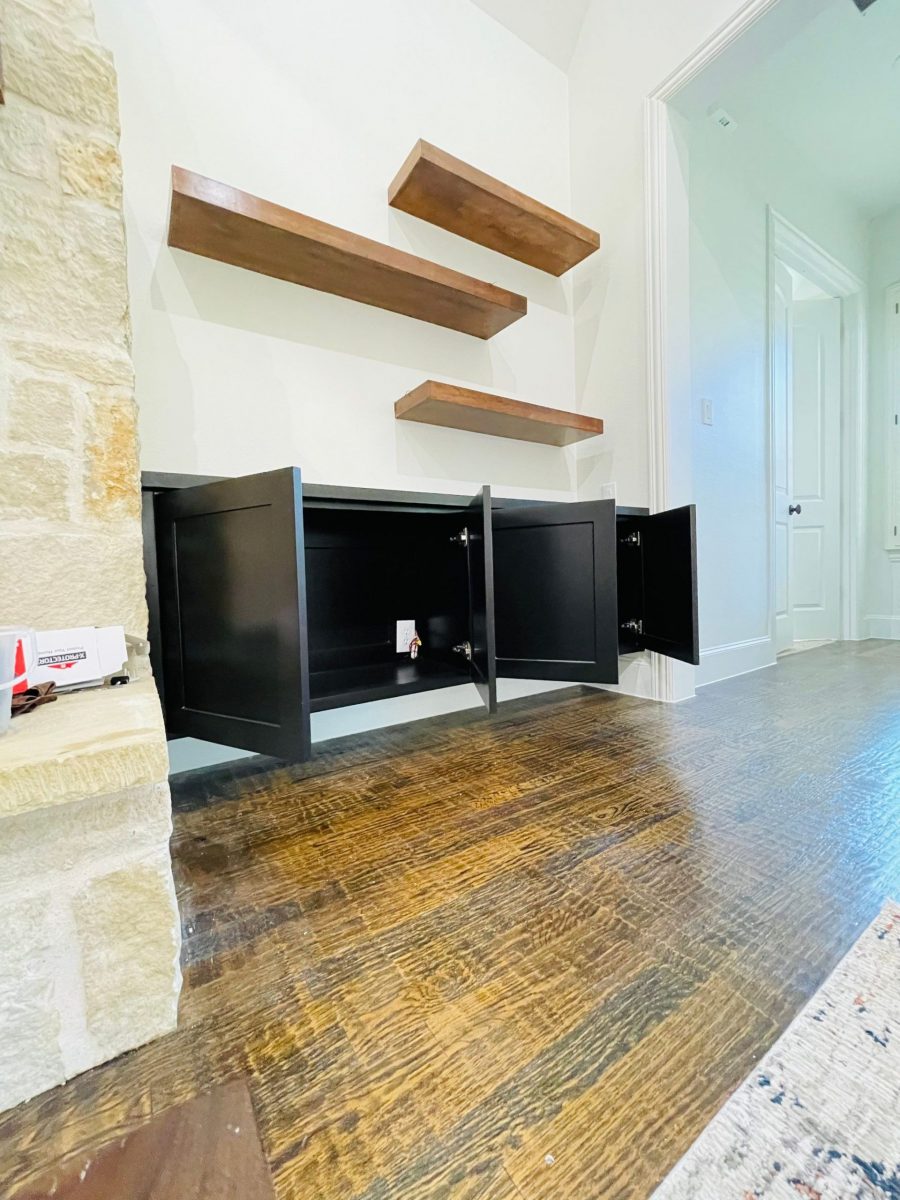 black built-in cabinets Preview Image 9