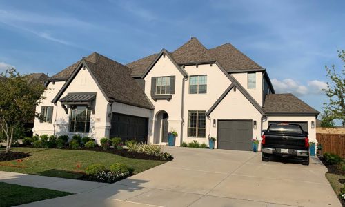 Completed Brick Painting Project in Allen