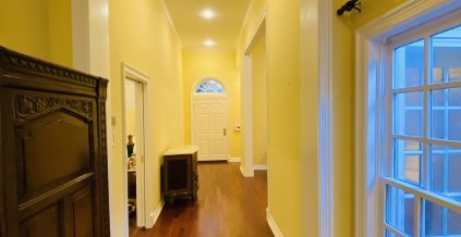 Painted Yellow Interior Project