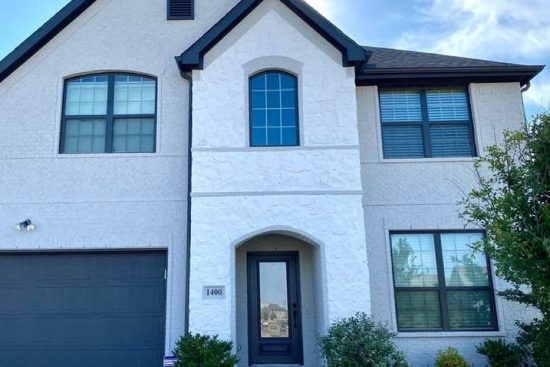 Completed Brick Painting Project in Frisco