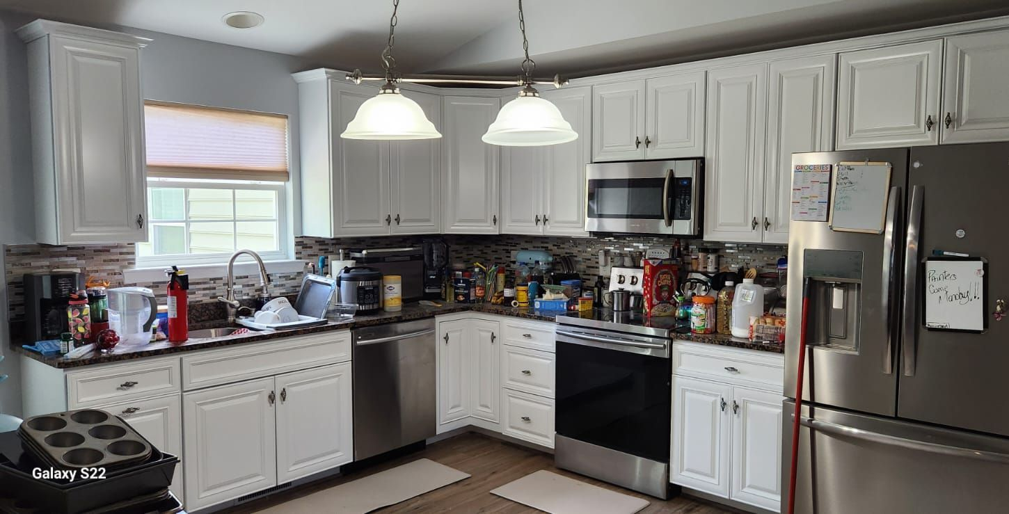 Kitchen Cabinet Painting in Huntingtown, MD - after completion