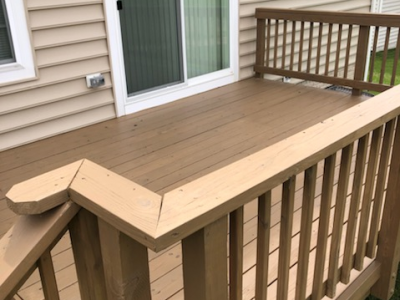 repainted porch in Hughesville, MD
