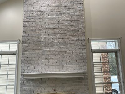 Large Fireplace Painting