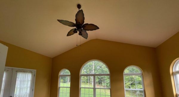 Sunroom Interior Painting - Fan View