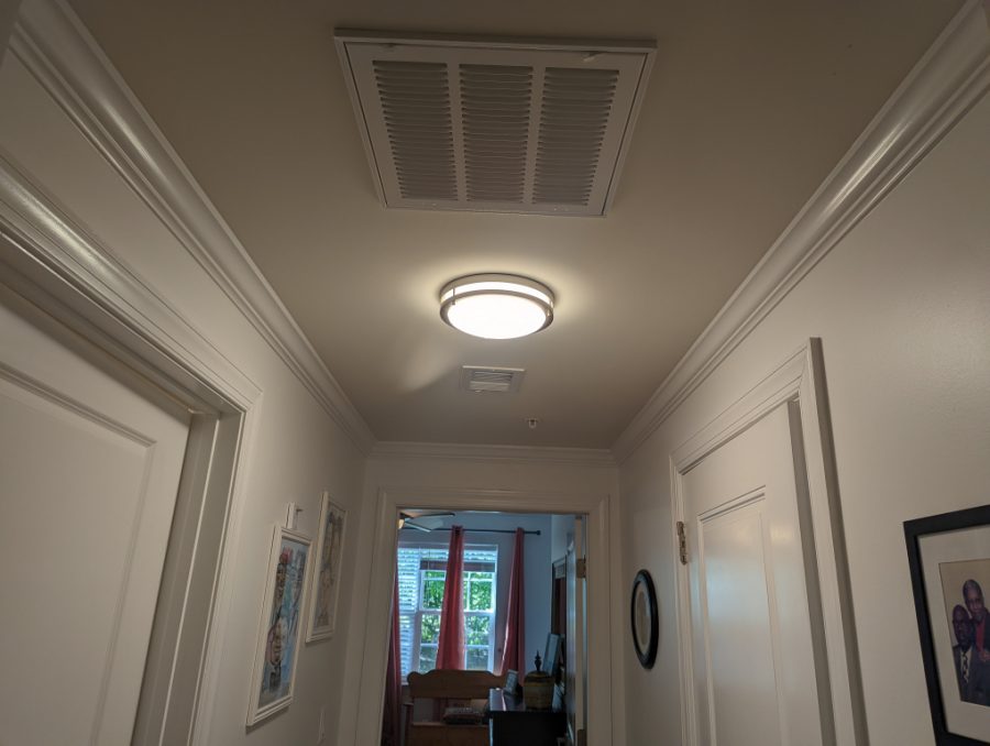 Full Home Interior Painting in La Plata, MD - Hallway ceiling Preview Image 2