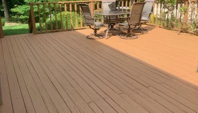 repainted patio in Bel Alton, MD