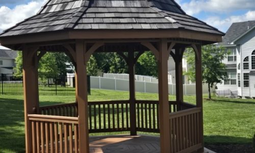 HOA Gazebo Painting & Stain